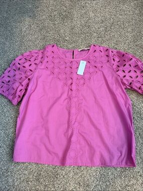 Loft Med petite. NWT Orchid Blouse